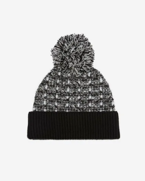 MenWomen Scarves The Kooples Black And White Tweed Sequined Beanie Black White MenWomen Scarves The Kooples Black And White Tweed Sequined Beanie Black White