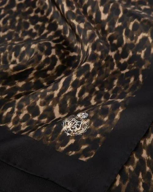 MenWomen Scarves The Kooples Leopard Print Silk Scarf Leopard