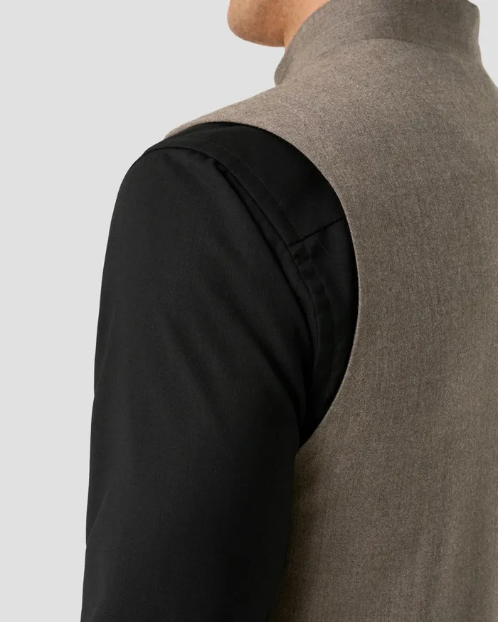 Men Wool Flannel Vest Gray Eton Vests Men Wool Flannel Vest Gray Eton Vests