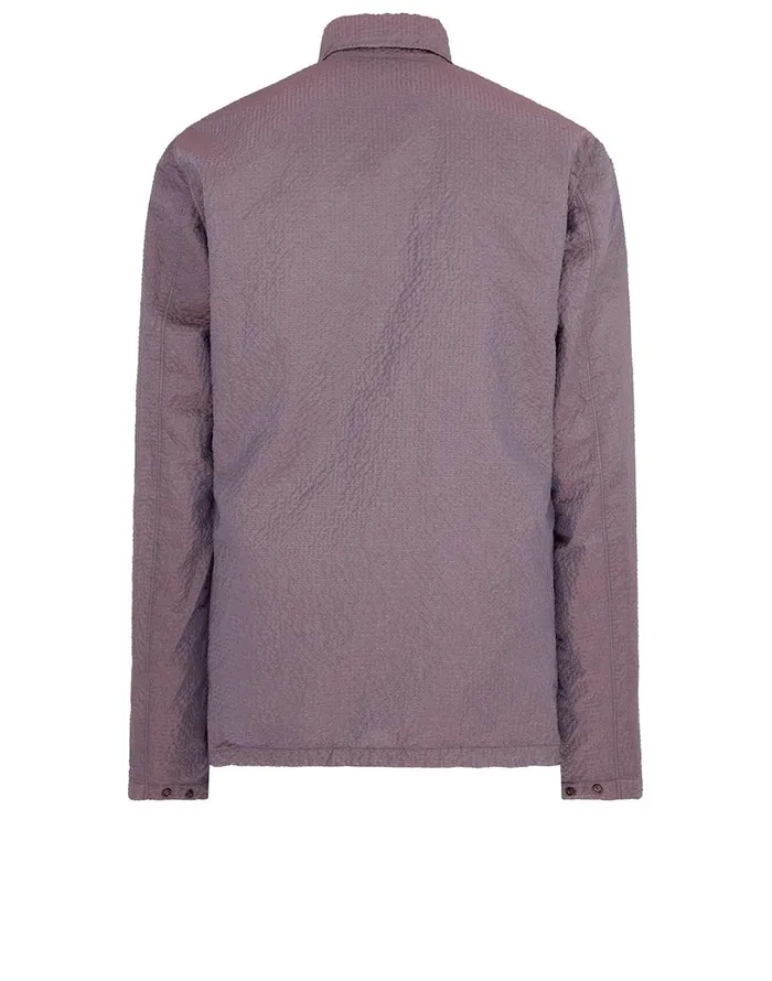 Mens 11534 PolyColour FrameTc Overshirt In Sage Stone Island Overshirts