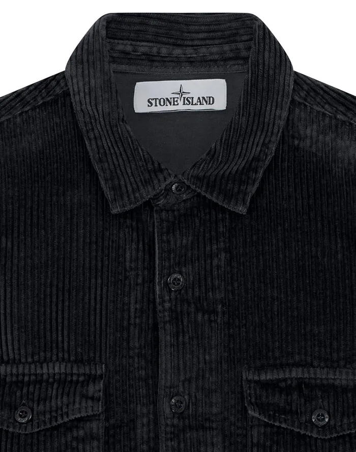 Mens 12111 Long Sleeve Shirt In Navy Stone Island Shirts