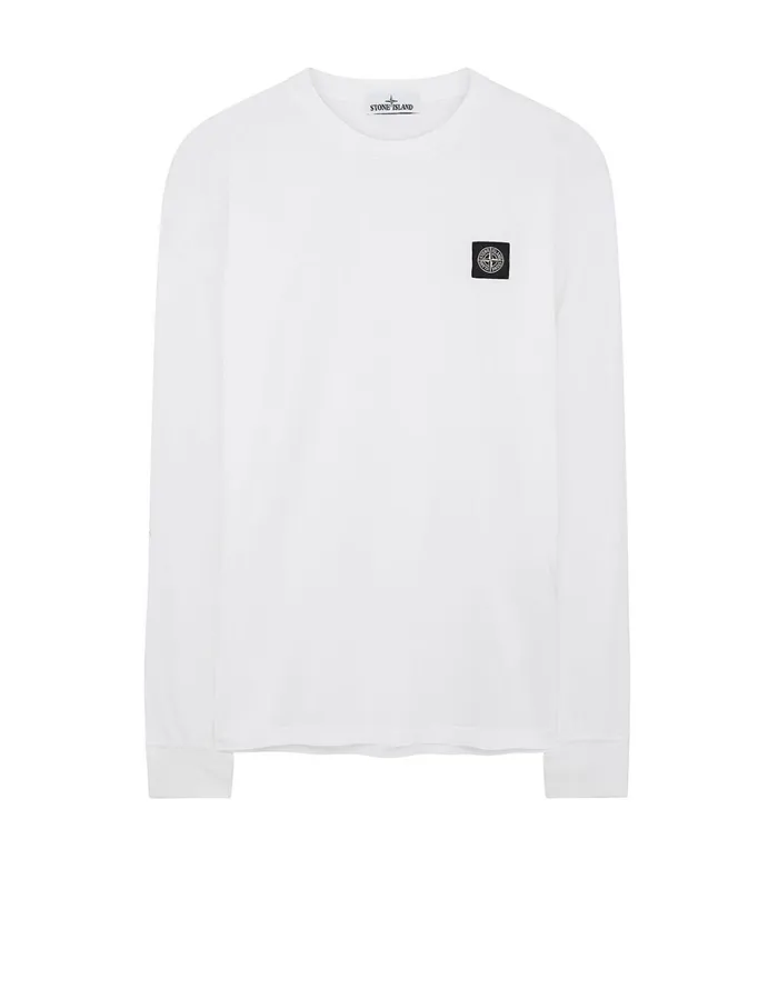 Mens 22713 TShirt In White Stone Island TShirts