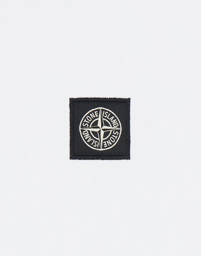 Mens 22S18 Short Sleeve Polo Shirt In White Stone Island Polo Shirts