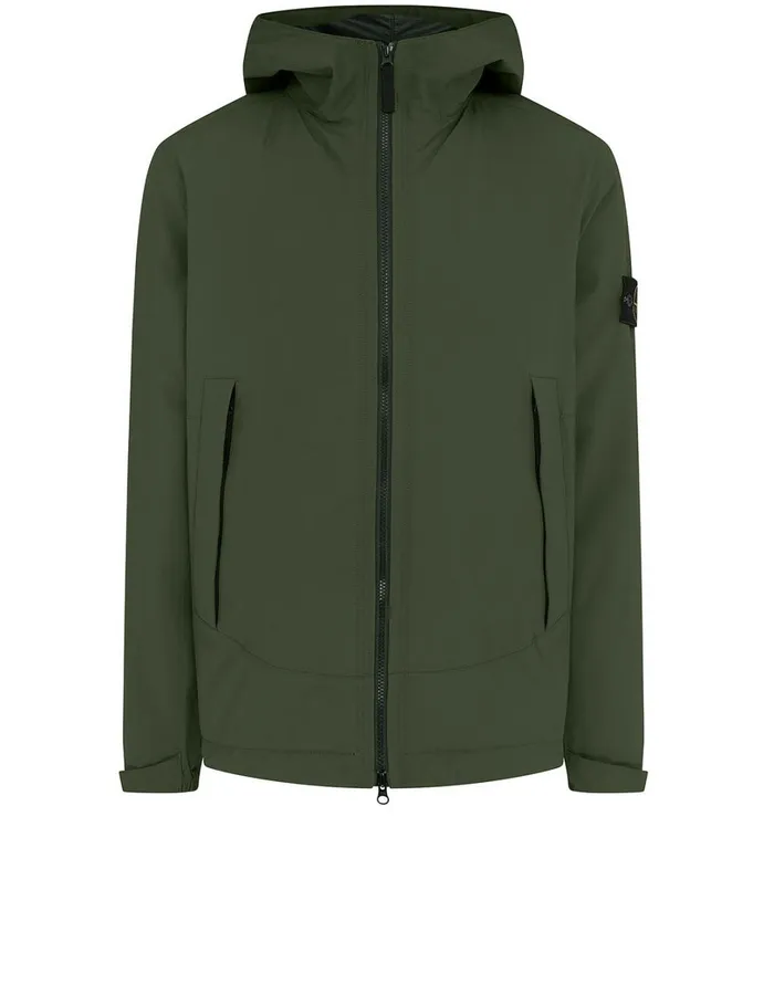Mens 41627 Soft ShellR With Primaloft Insulation Hooded Blouson In Dark Forest Stone Island Coats 038 Jackets Mens 41627 Soft ShellR With Primaloft Insulation Hooded Blouson In Dark Forest Stone Island Coats 038 Jackets