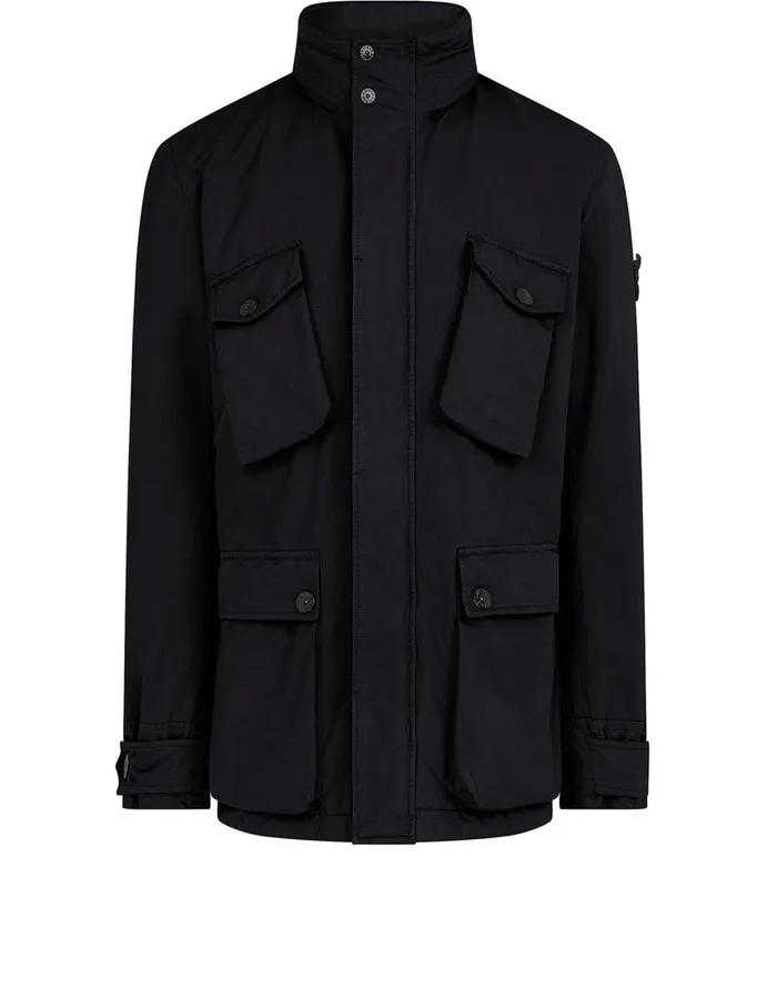 Mens 42549 DavidTc With Primaloft Insulation Field Jacket In Black Stone Island Coats 038 Jackets Mens 42549 DavidTc With Primaloft Insulation Field Jacket In Black Stone Island Coats 038 Jackets