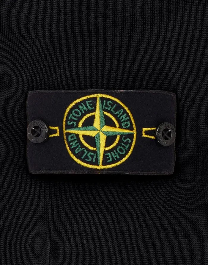 Mens 528C4 Rollneck Jumper In Black Stone Island Knitwear