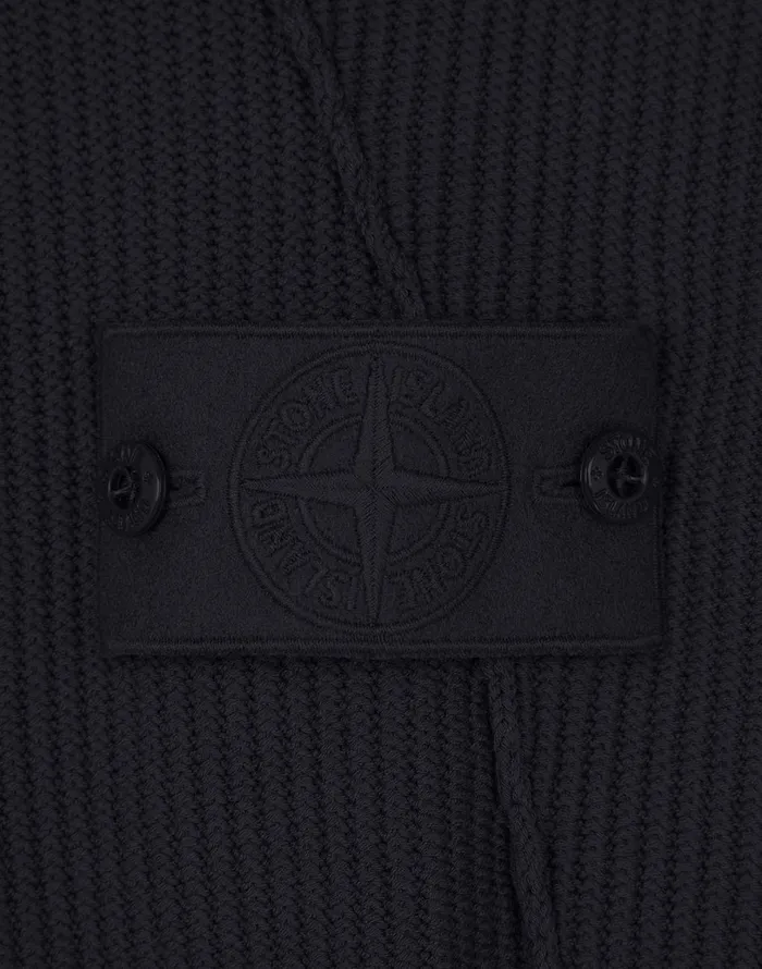 Mens 582Fa Turtleneck Jumper In Black Stone Island Knitwear