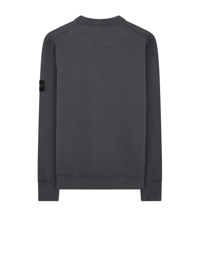 Mens 63020 Sweatshirt In Charcoal Stone Island Sweatshirts