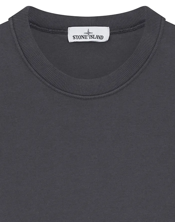 Mens 63020 Sweatshirt In Charcoal Stone Island Sweatshirts
