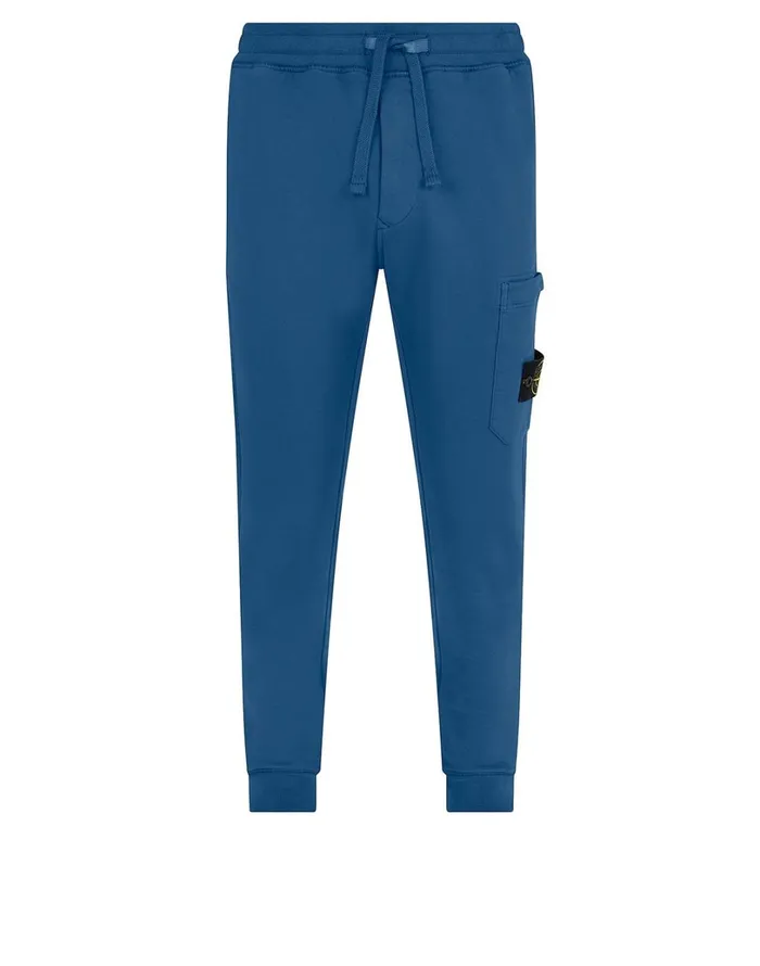 Mens 64520 Fleece Pants In Periwinkle Stone Island Trousers