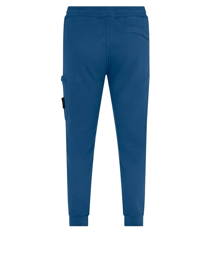 Mens 64520 Fleece Pants In Periwinkle Stone Island Trousers
