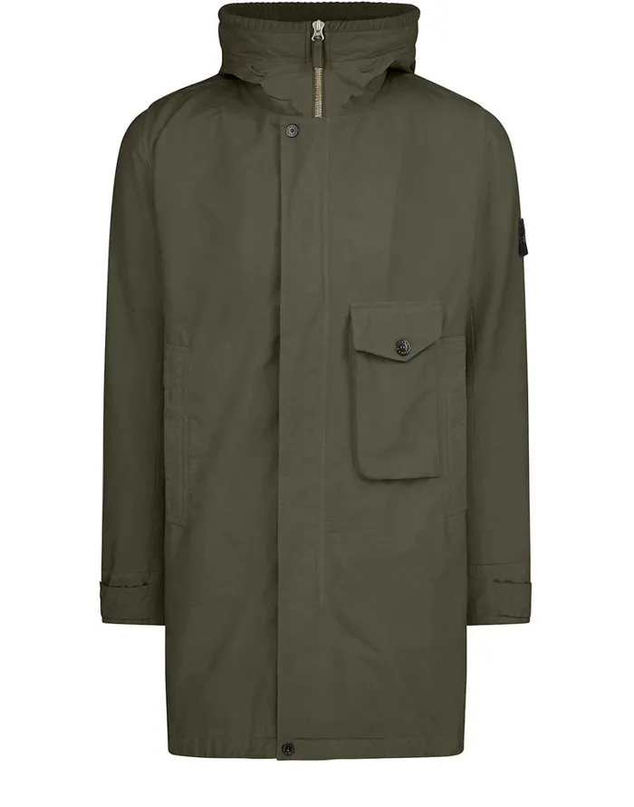 Mens 70749 DavidTcDetachable Lining Parka In Dark Forest Stone Island Coats 038 Jackets Mens 70749 DavidTcDetachable Lining Parka In Dark Forest Stone Island Coats 038 Jackets