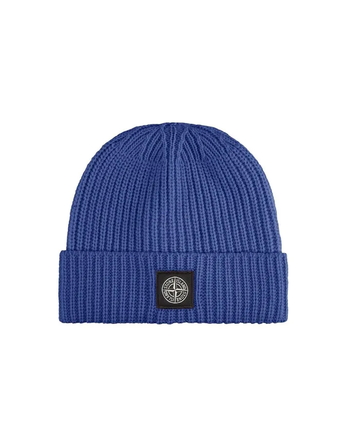 Mens N10B5 Beanie In Periwinkle Stone Island Caps 038 Beanies