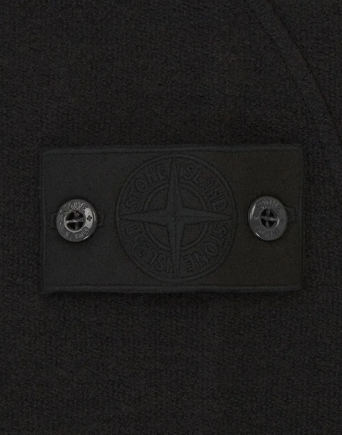 Mens Sweatshirts Stone Island 654F5 Crewneck Sweatshirt In BlackSweatshirts Black