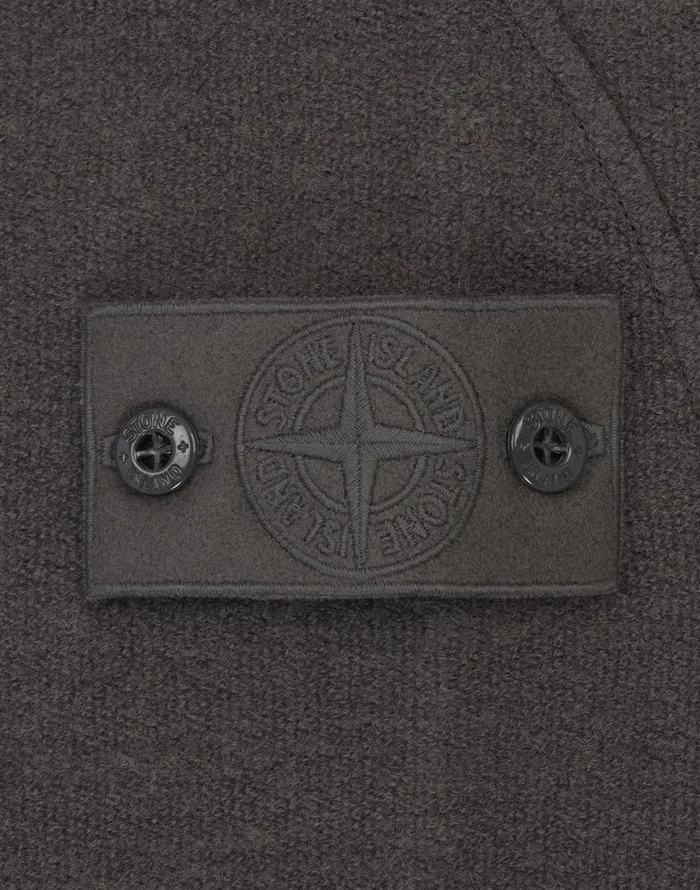 Mens Sweatshirts Stone Island 654F5 Crewneck Sweatshirt In Smoky GreySweatshirts Smoky Grey