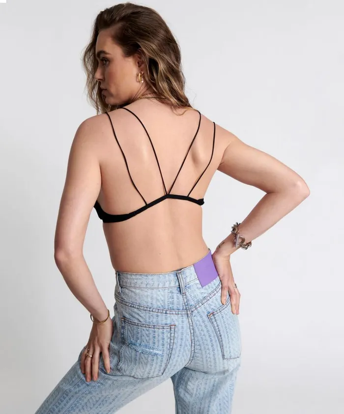 MESH LOLA BRALETTE BLACK Women One Teaspoon Intimates MESH LOLA BRALETTE BLACK Women One Teaspoon Intimates