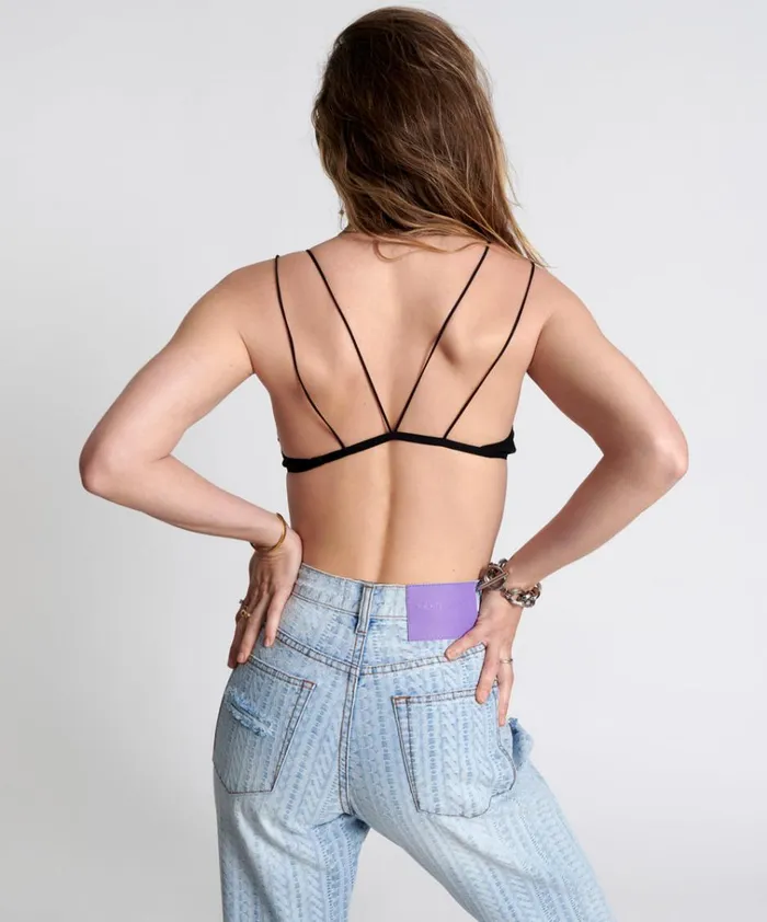 MESH LOLA BRALETTE BLACK Women One Teaspoon Intimates MESH LOLA BRALETTE BLACK Women One Teaspoon Intimates