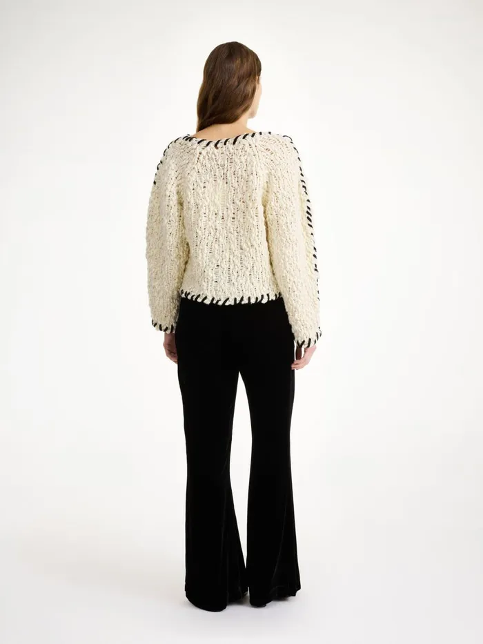 Milea Sweater Soft White Women By Malene Birger Knitwear