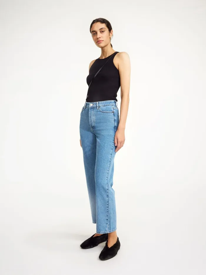 Milium Organic Cotton Jeans Denim Blue Women By Malene Birger Denim