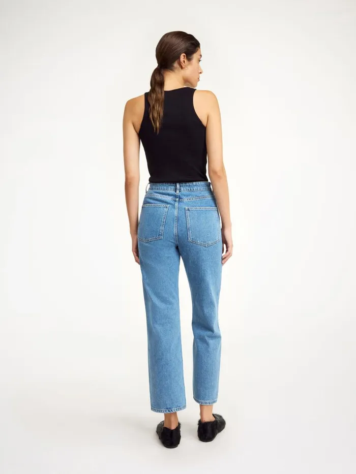 Milium Organic Cotton Jeans Denim Blue Women By Malene Birger Denim