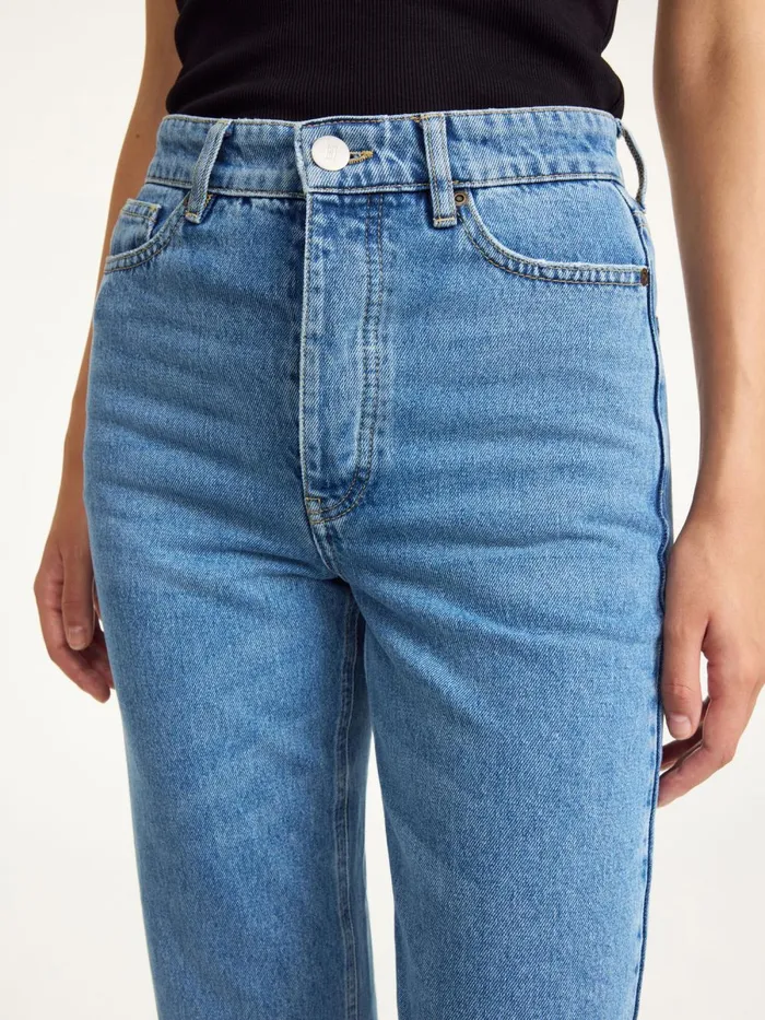 Milium Organic Cotton Jeans Denim Blue Women By Malene Birger Denim