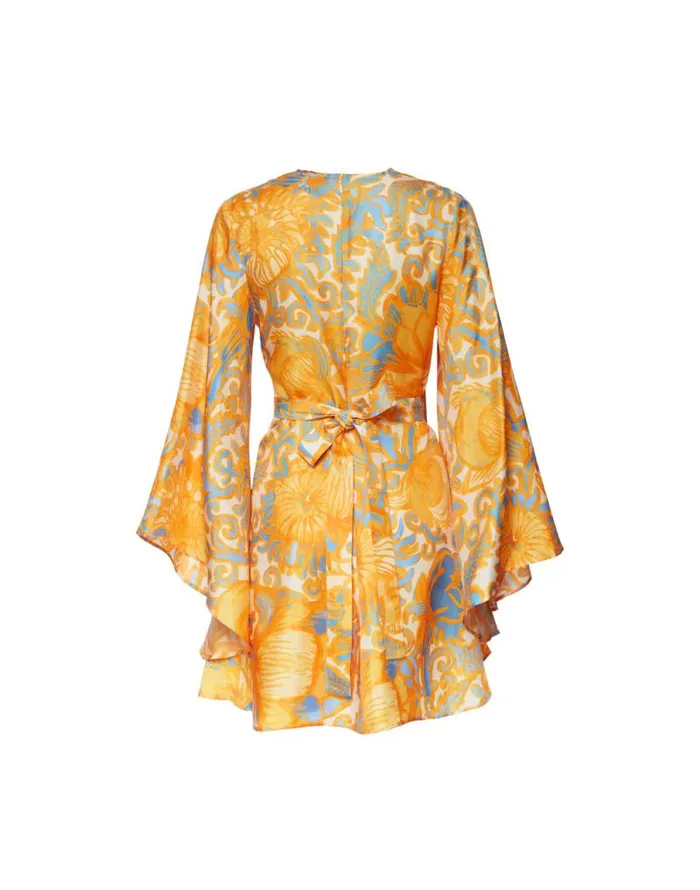 Mini Magnifico Dress Anemone Orange Women La Double J Dresses Mini Magnifico Dress Anemone Orange Women La Double J Dresses