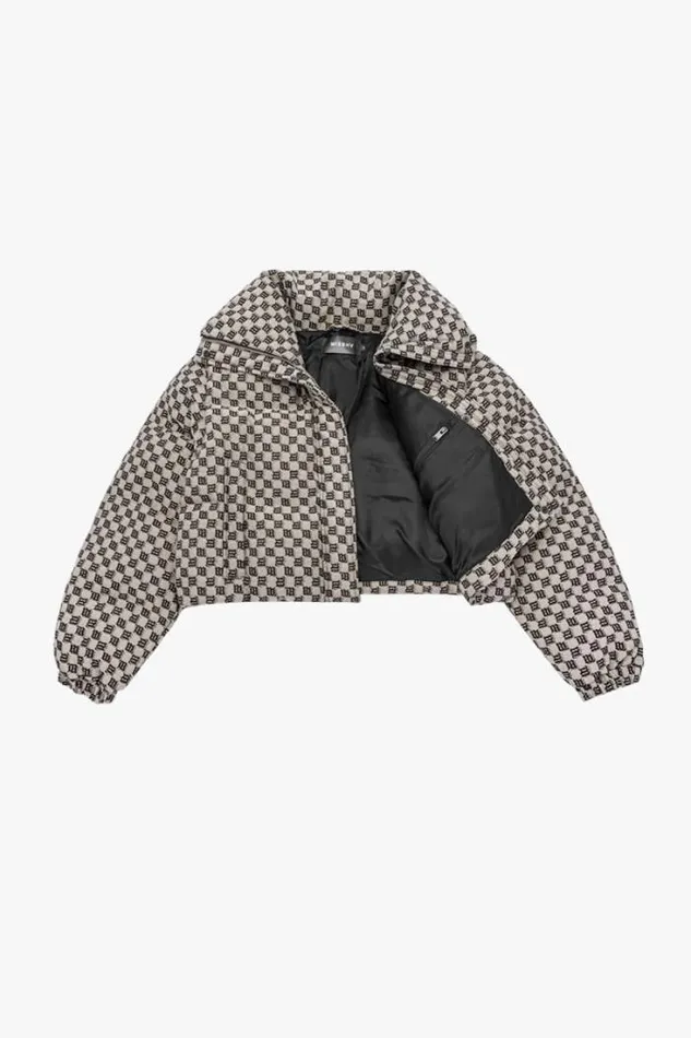 Monogram Jacquard Canvas Puffer Multicolor Women MISBHV Outerwear