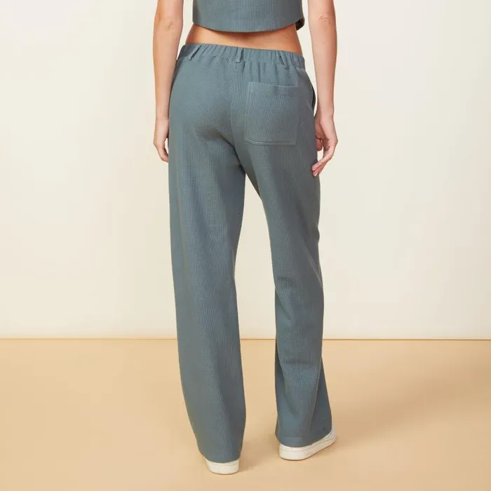 MONROW PANTS Brushed Thermal Patch Pocket Pant Green Grey 8211 Shop