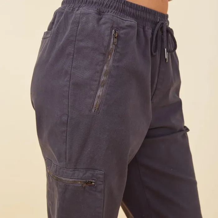 MONROW PANTS Stretch Twill Moto Pants Neptune 8211 Shop