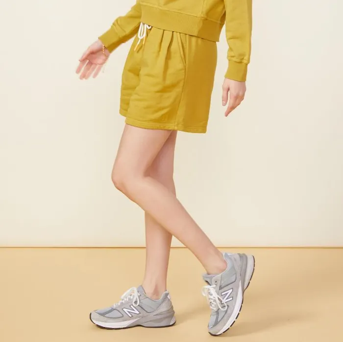 MONROW SHORTS 90039s Classic Sweat Short Golden Olive 8211 Shop