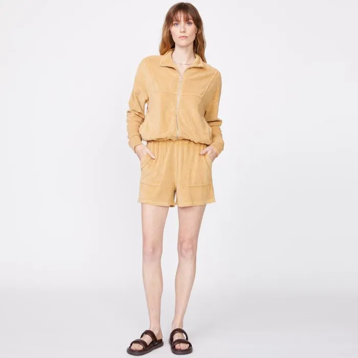 MONROW SHORTS Terry Cloth Shorts Irish Cream 8211 Shop