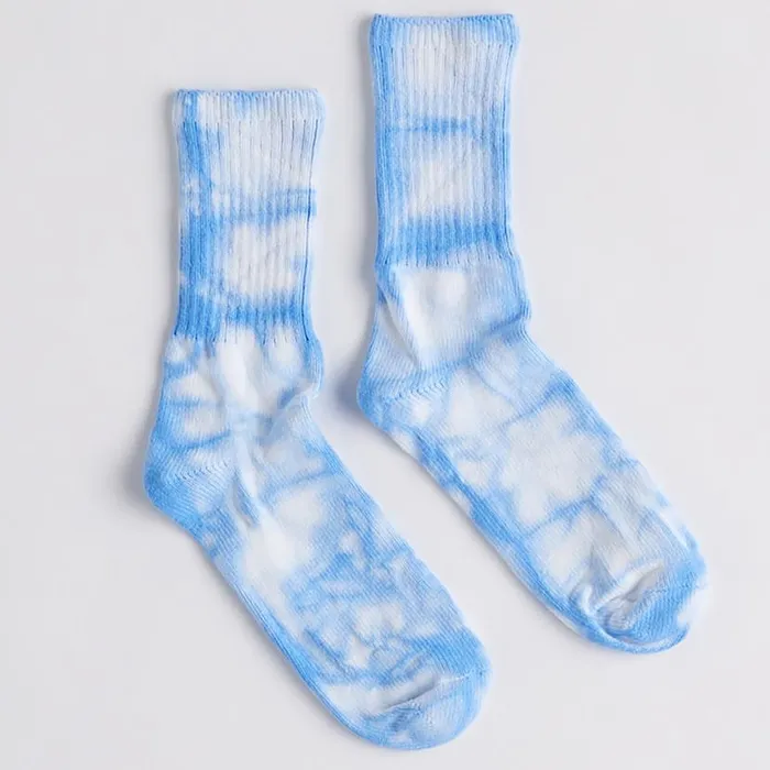 MONROW SOCKS Organic Tie Dye Socks Sky Blue 8211 Shop