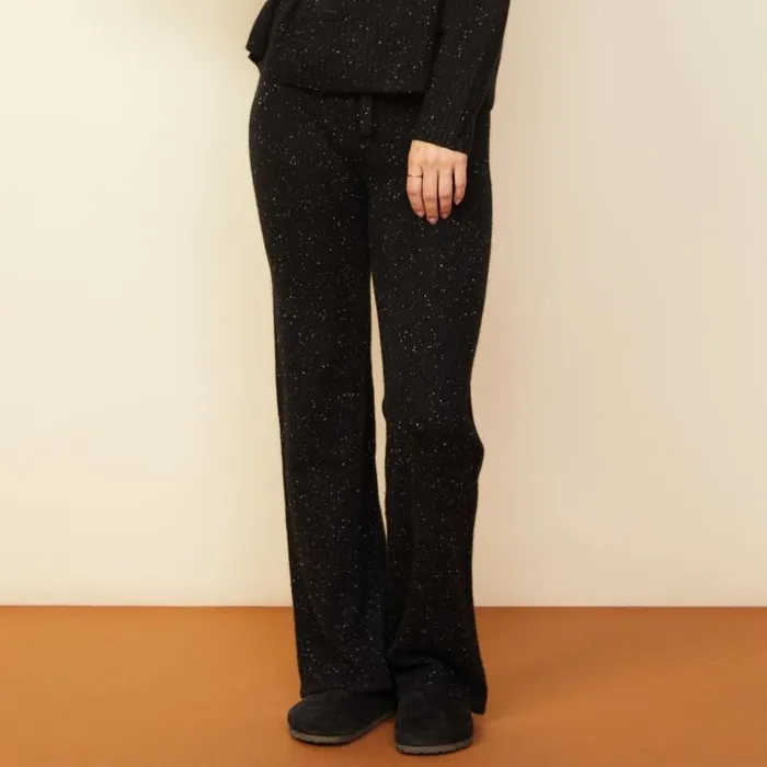MONROW SWEATS Cashmere Neps Lounge Sweats Black 8211 Shop