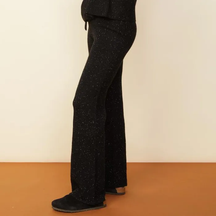 MONROW SWEATS Cashmere Neps Lounge Sweats Black 8211 Shop