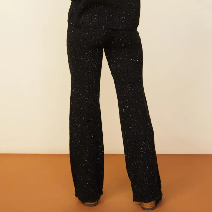 MONROW SWEATS Cashmere Neps Lounge Sweats Black 8211 Shop
