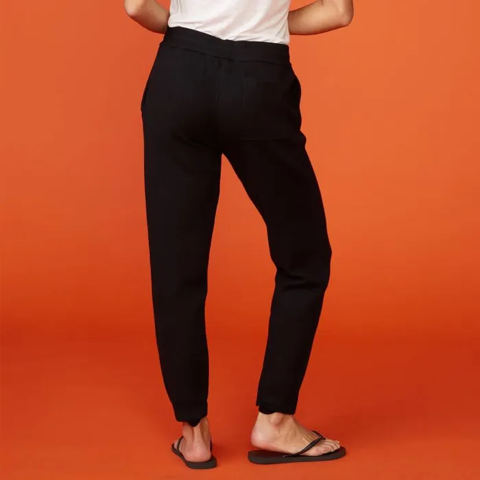 MONROW SWEATS Soft Knit Cuffed Jogger Black 8211 Shop