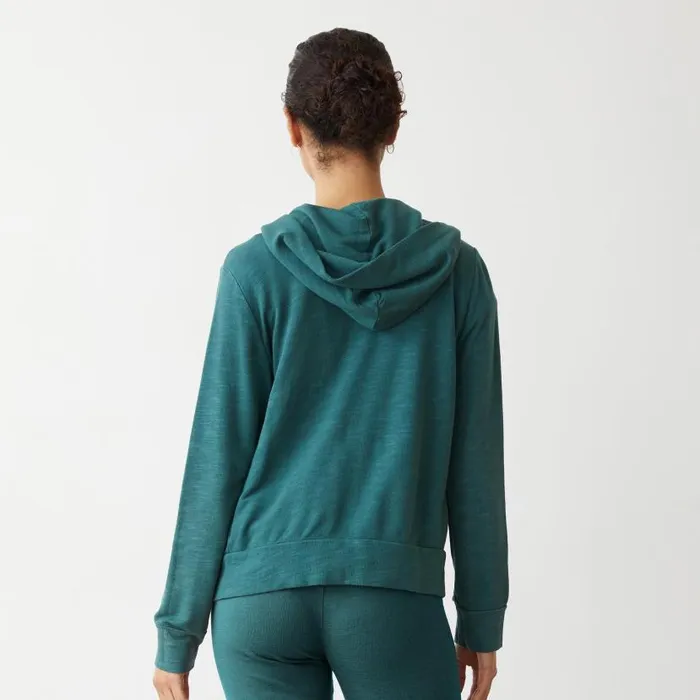 MONROW SWEATSHIRTS Supersoft Zip Up Hoody Cactus 8211 Shop
