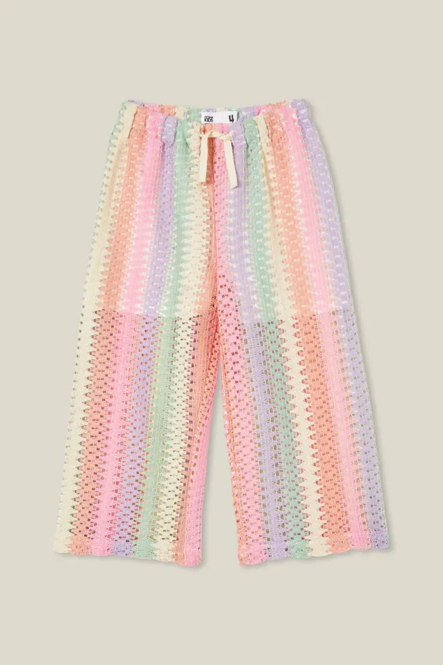 Morgan Pant Rainbow Stripe Girls Cotton On Leggings Pants and Jeans