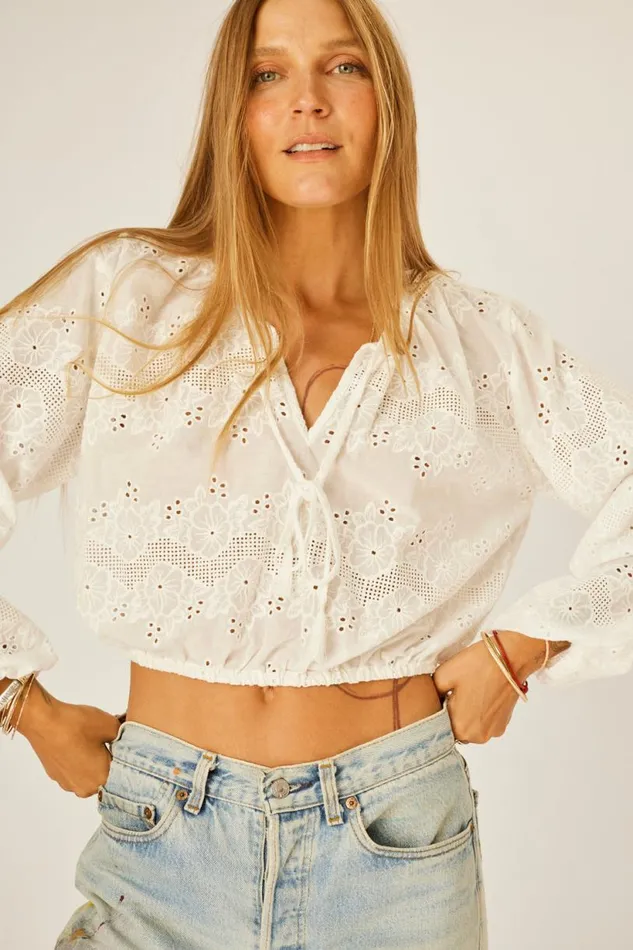 Natalie Martin AMELIA TOP Geranium Milk Shop Tops