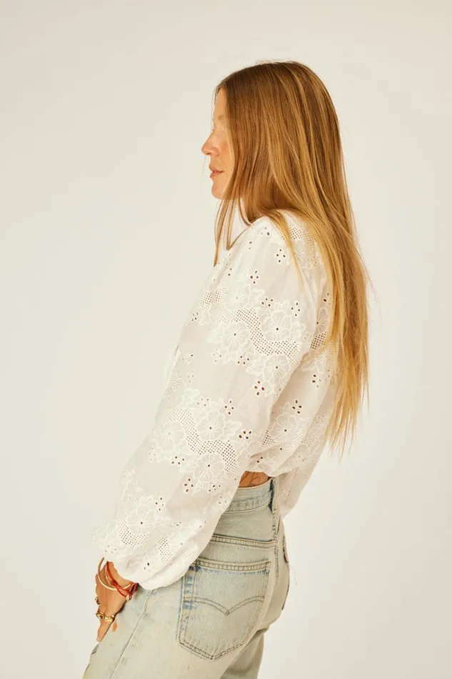 Natalie Martin AMELIA TOP Geranium Milk Shop Tops