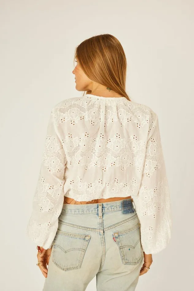 Natalie Martin AMELIA TOP Geranium Milk Shop Tops