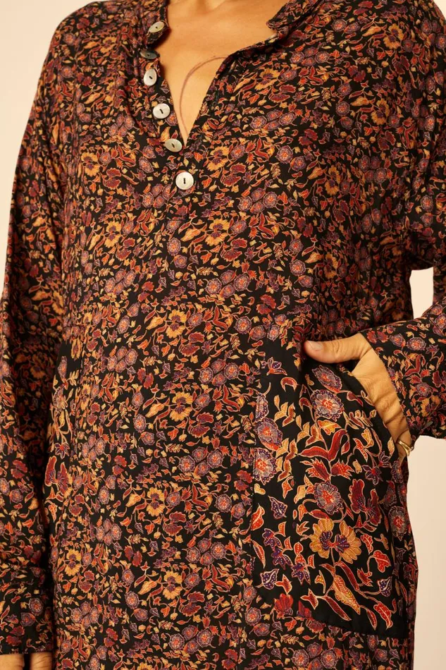 Natalie Martin APRS SWIM SHIRT Petite Fleur Noire Shop Coverups