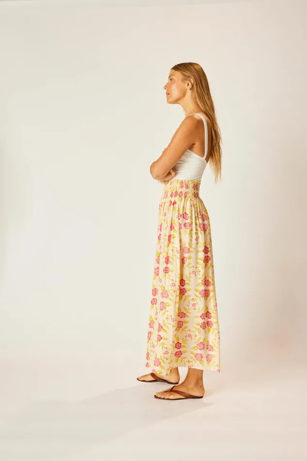 Natalie Martin BELLA SKIRT Prairie Dusty Crimson Shop Bottoms