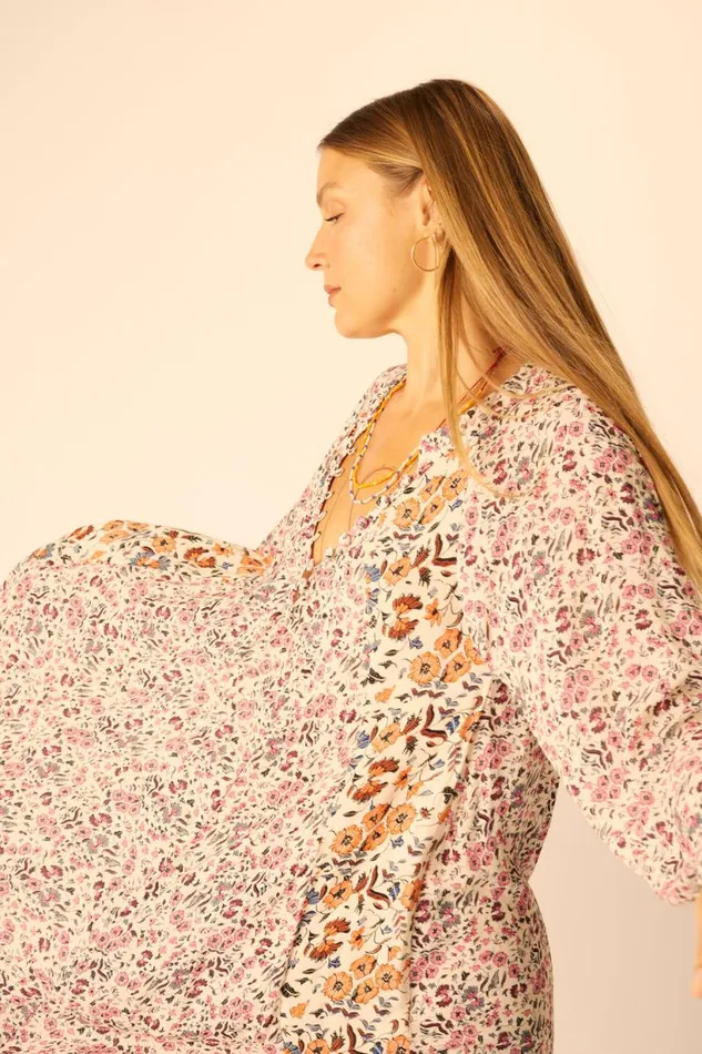 Natalie Martin FIORE SHORT DRESS Petite Fleur Rose Shop Dresses
