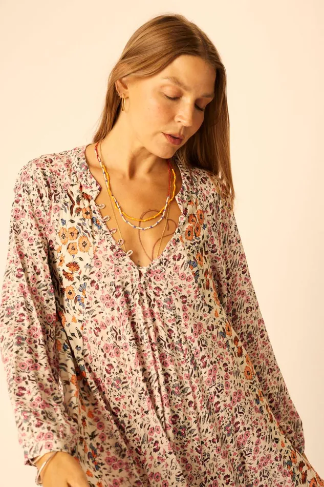 Natalie Martin FIORE SHORT DRESS Petite Fleur Rose Shop Dresses