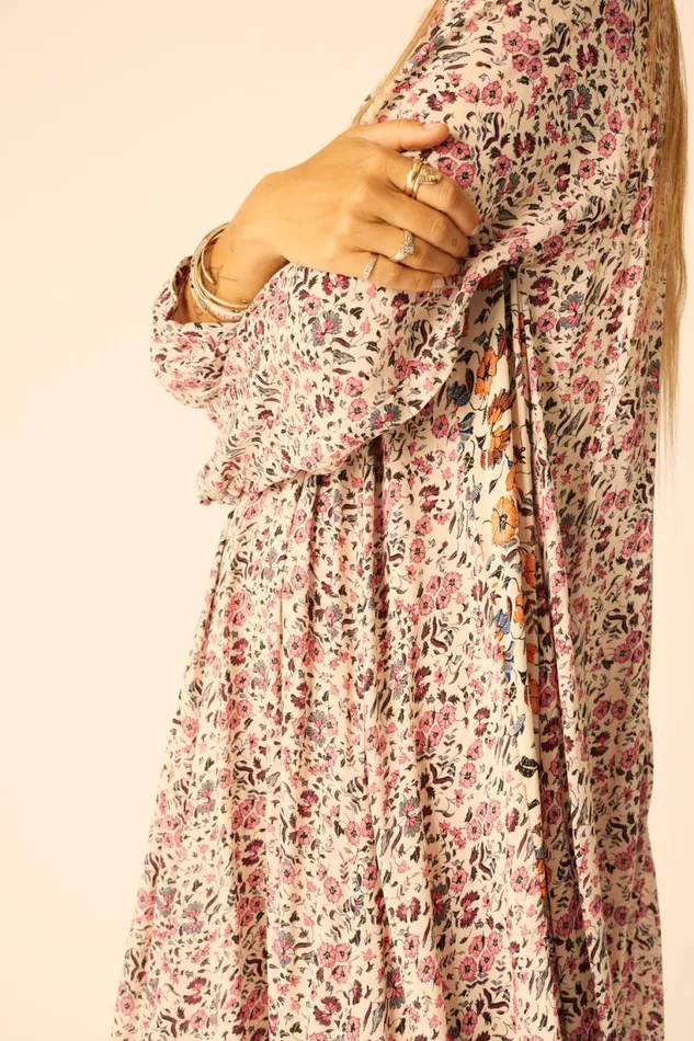Natalie Martin FIORE SHORT DRESS Petite Fleur Rose Shop Dresses