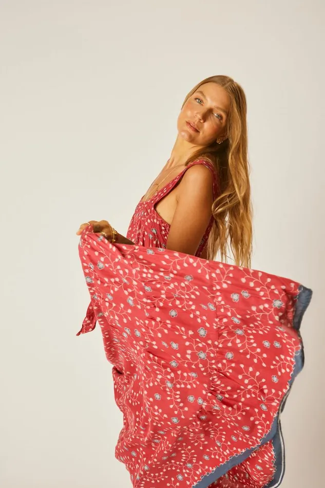 Natalie Martin JASMINE MAXI Pinwheel Barn Red Shop Dresses