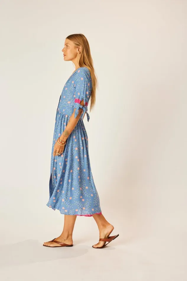 Natalie Martin LAYLA DRESS Pinwheel Denim Shop The Family Martin