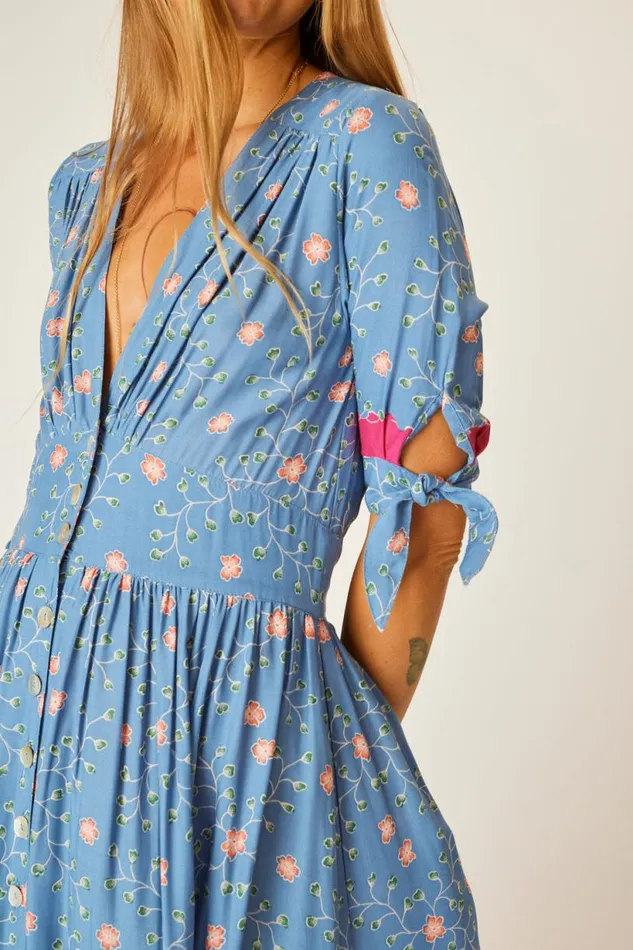 Natalie Martin LAYLA DRESS Pinwheel Denim Shop The Family Martin
