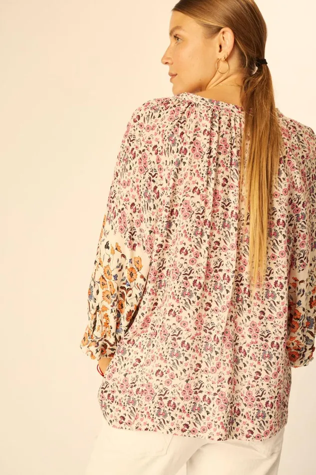 Natalie Martin REMY TOP Petite Fleur Rose Shop Tops